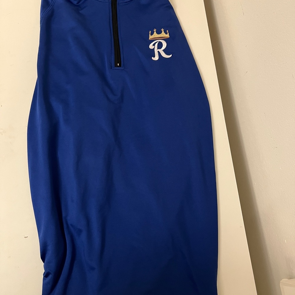Cutter & Buck Royal Blue Kansas City Royals Quarter Zip Athetic Pullover